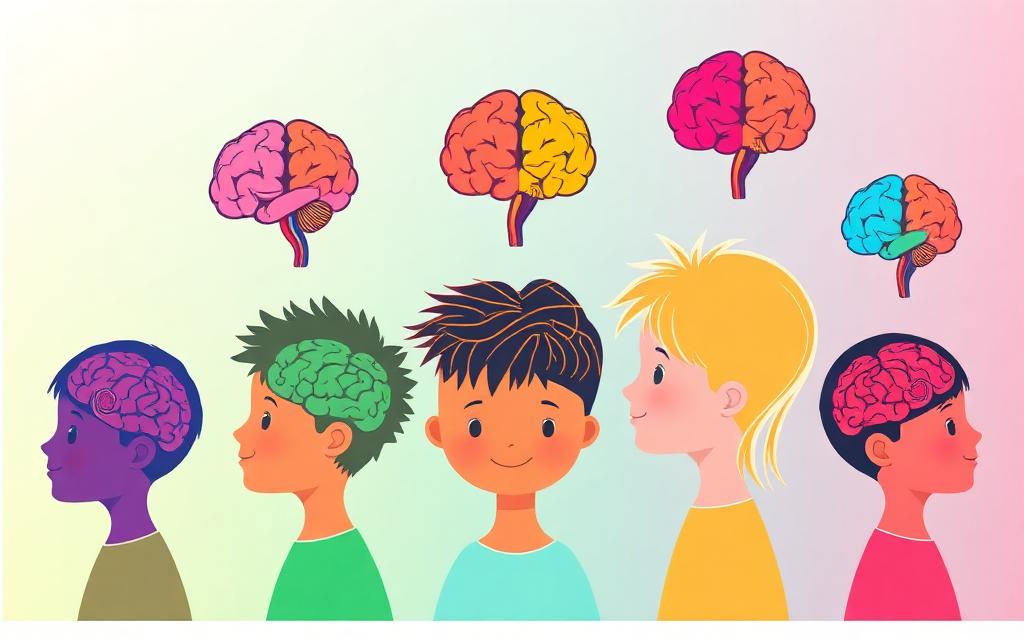 Colorful illustration celebrating neurodiverse minds